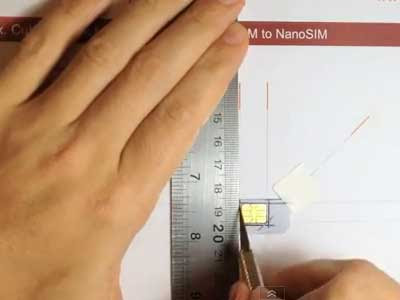 Cara Memotong SIM Card Menjadi Nano SIM Card