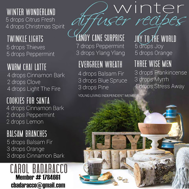 Winter Diffuser Recipes