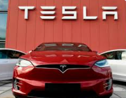 tesla car illustration