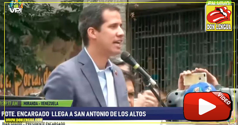 Guaidó dijo que activarán el 187 pero no dijo cuando