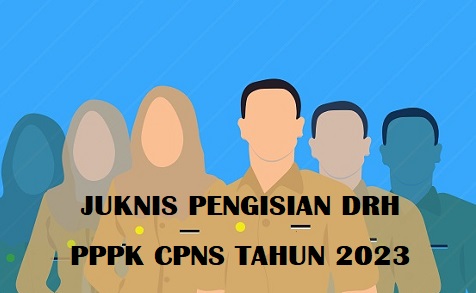 Download Buku Petunjuk Juknis Pengisian DRH PPPK CPNS Tahun 2024-2024 pdf