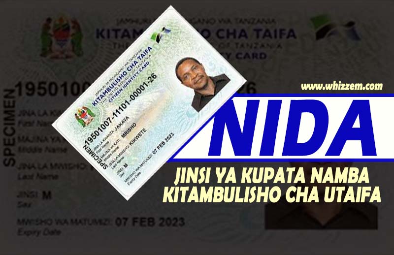Download Your NIDA number | National ID (NIDA) – Kitambulisho cha Taifa
