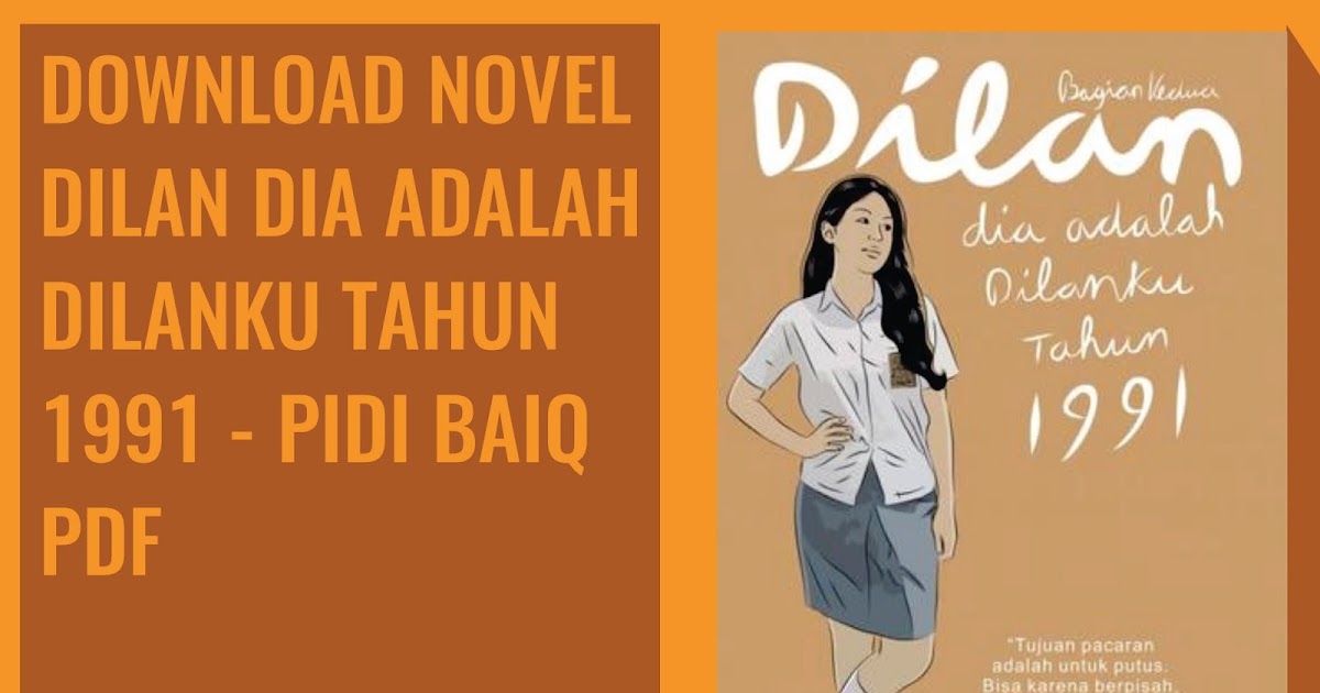Download Ebook Gratis Pidi Baiq - Dilan 2 Dia Dilanku 