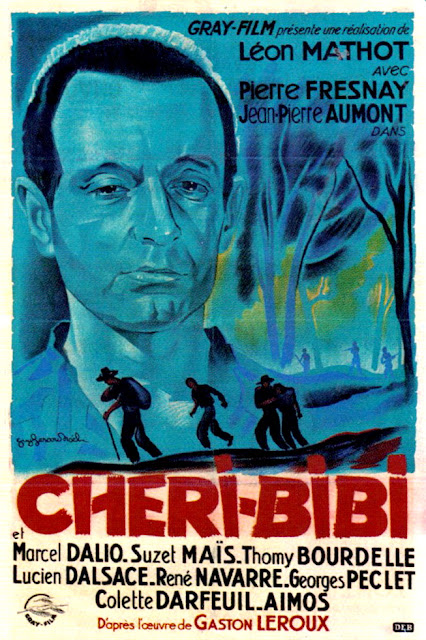 CHERI-BIBI. Cartel: 80 x 120 cms. Francia. Ilustración: Guy Gérard Noël. CARGAMENTO SINIESTRO. Chéri-Bibi. 1938. Francia. Dirección: Léon Mathot. Reparto: Pierre Fresnay, Jean-Pierre Aumont, Marcel Dalio, Suzet Maïs, Thomy Bourdelle, Lucien Dalsace, René Navarre, Georges Péclet, Colette Darfeuil, Raymond Aimos, Georges Fels, Maurice Humbert.