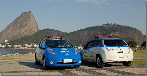 Nissan LEAF farão parte da frota do Batalhão de Turismo