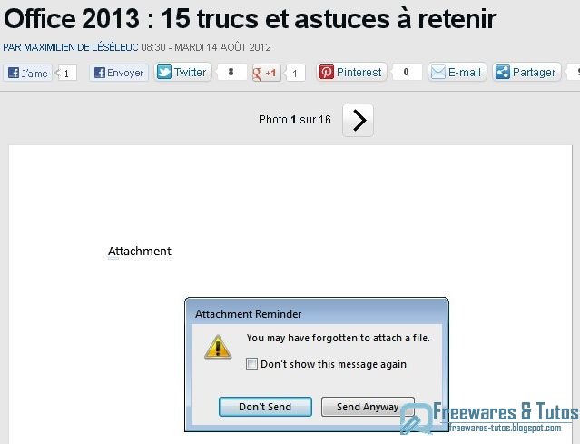 Le site du jour : Office 2013 : 15 trucs et astuces à retenir