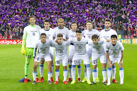 R. C. D. ESPANYOL DE BARCELONA. Temporada 2018-19. Diego López, Marc Roca, Naldo, Javi López, Mario Hermoso y Facundo Ferreyra; Roberto Rosales, Melendo, Hernán Pérez, Granero y Wu Lei. ATHLETIC CLUB 1 🆚 R. C. D. ESPANYOL DE BARCELONA 1 Viernes 08/03/2019, 21:00 horas. Campeonato de Liga de 1ª División, jornada 27. Bilbao, Vizcaya, España, estadio de San Mamés: 38.453 espectadores. GOLES: ⚽0-1: 9’, Facundo Ferreyra. ⚽1-1: 80’, Raúl García.