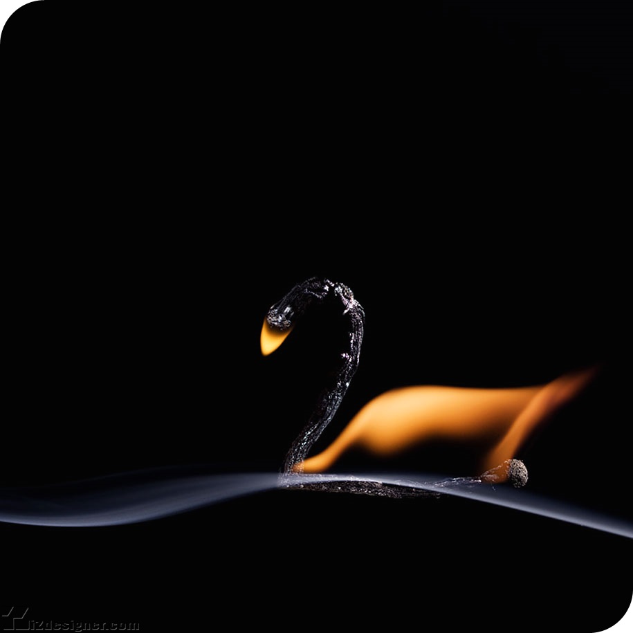 iZdesigner.com - Bộ ảnh tuyệt đẹp về que diêm đang cháy