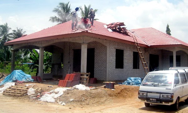 imsymo Projek Villa Qaseh Part 5 Bumbung  Plaster 