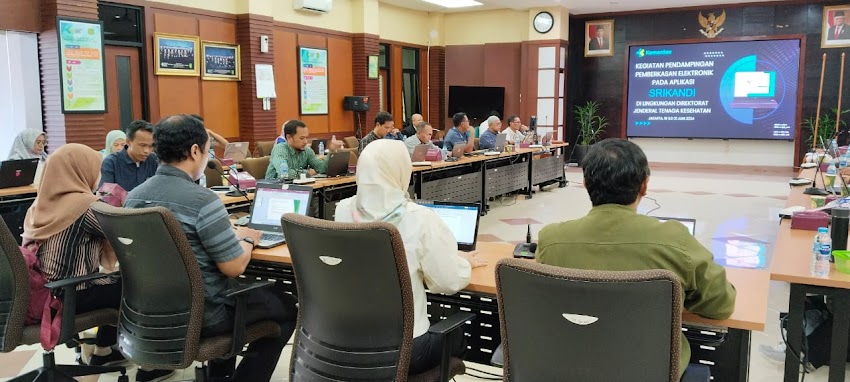 Kegiatan Pendampingan Pelaksanaan Pemberkasan Arsip Elektronik pada Aplikasi SRIKANDI di Lingkungan Direktorat Jenderal Tenaga Kesehatan