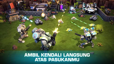Download Game Perang Robot Android Dawn Of Steel APK+MOD