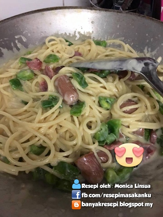 Resepi Spaghetti Carbonara Tanpa Sos Prego Sbs Resepi Tutorial Terbaek