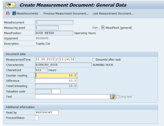 PM Measurement Document