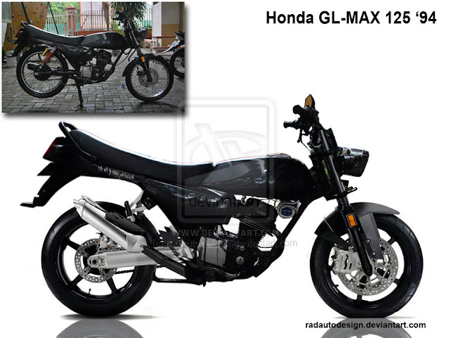 Contoh Modifikasi Honda GL Max 125  Modif Sepeda Motor