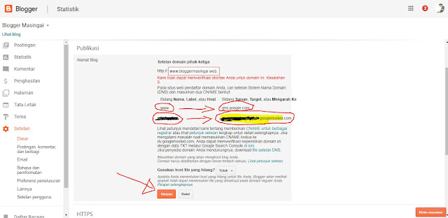 Cara Mudah Memasanag Domain TLD di Blog