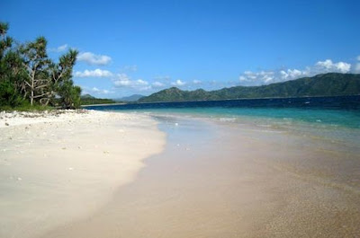 another white sandy Views from Gili Nanggu Lombok 