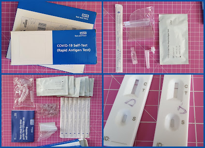 Lateral Flow testing photos what is in the kits