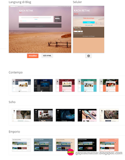 Tutor Cara Mudah Mengganti Template Pada Blog Bagi Pemula