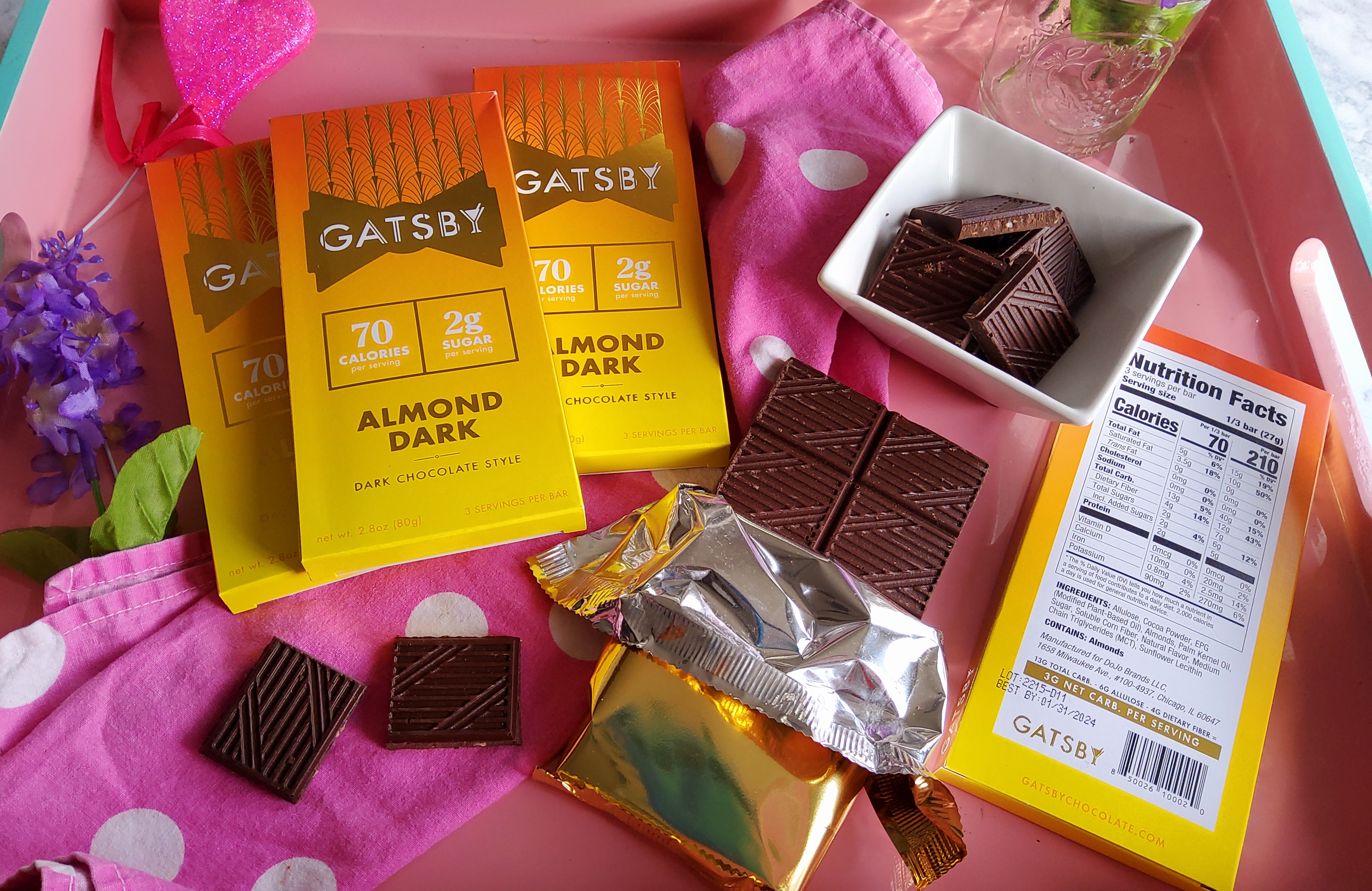 Mom Knows Best: GATSBY Chocolate Is Guilt Free ~ Plant Based ~ Low