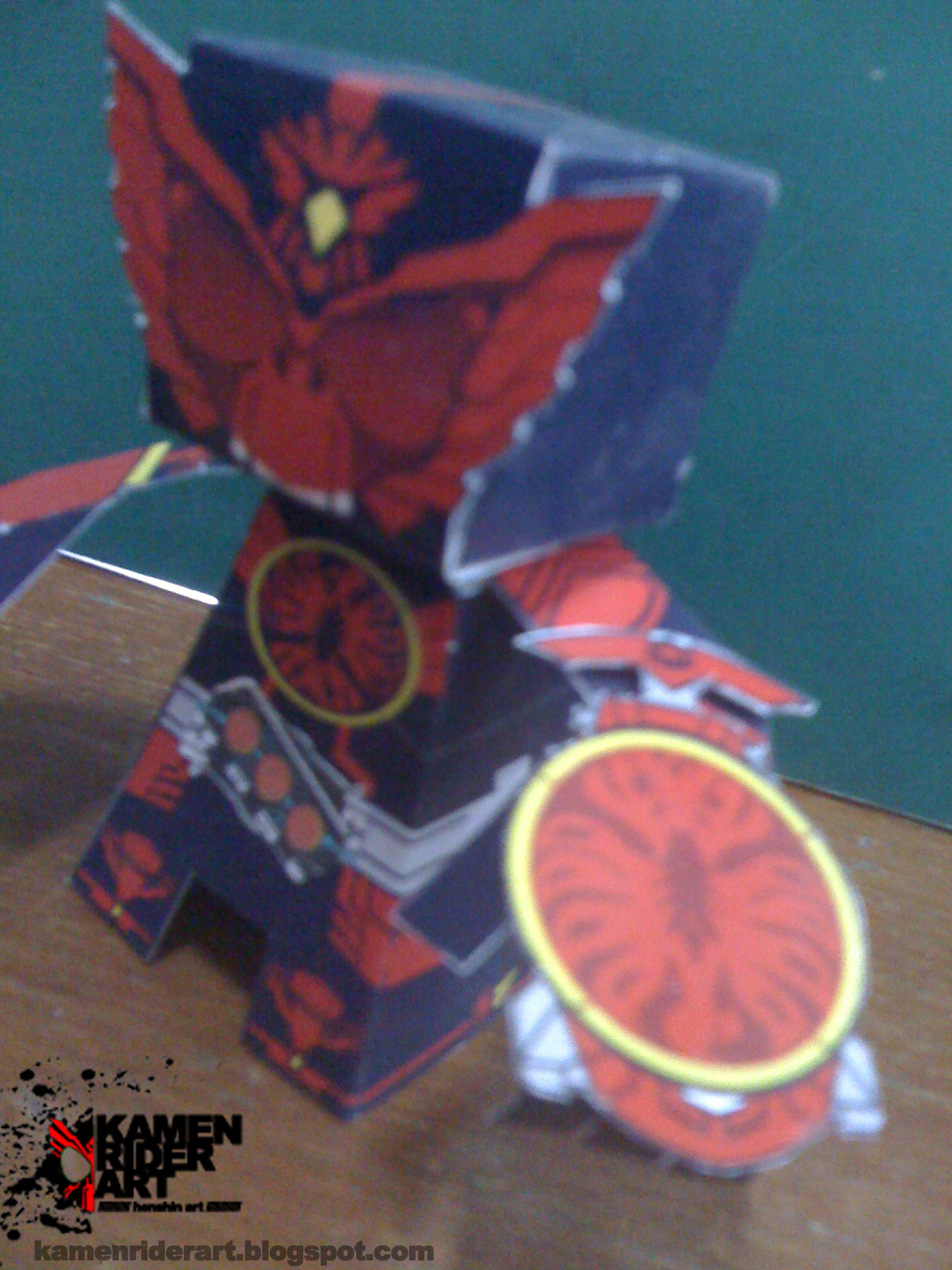 kamen rider art: Kamen Rider OOO - Tajadoru Papercraft