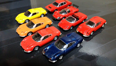 kyosho ferrari minicar dino new vs old early vs late design change update