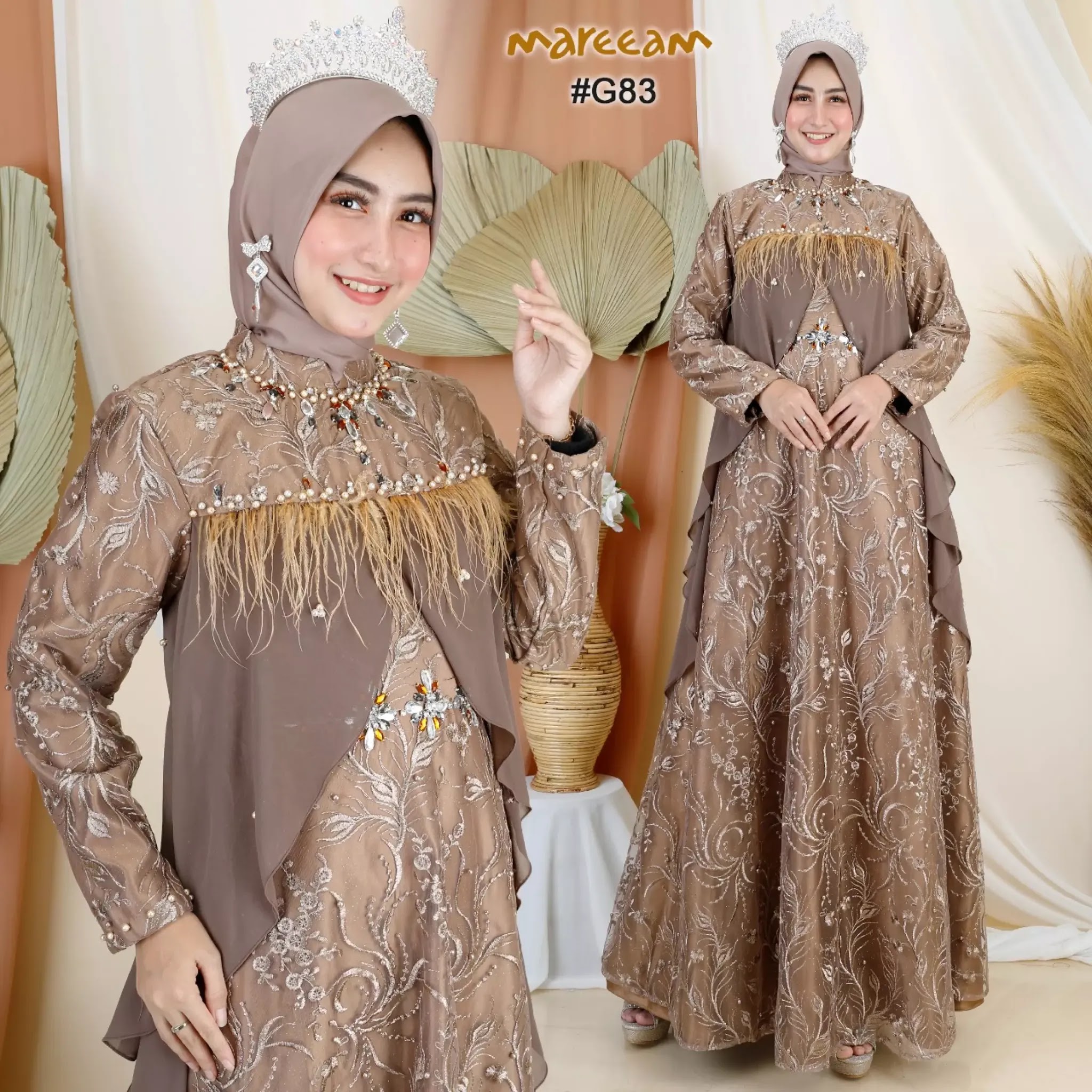 Gamis pesta Mewah