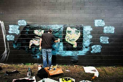 Stencil Graffiti Artist