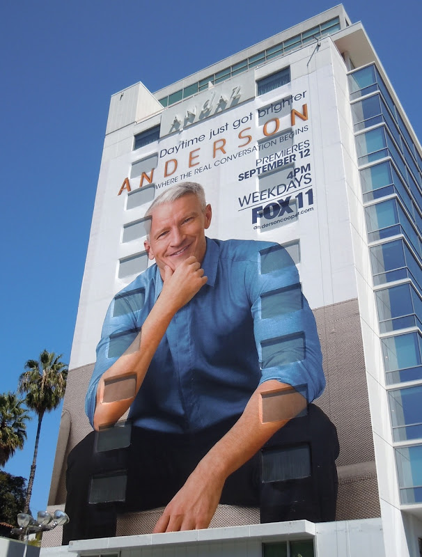 Anderson Cooper billboard Sunset Strip