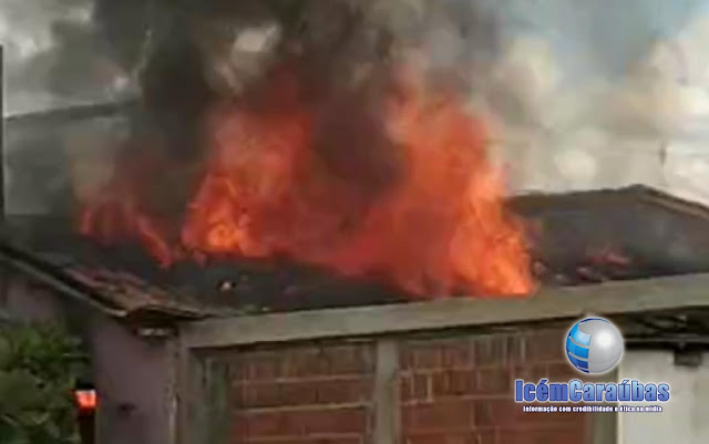 Morador usa maçarico para queima teias de aranha e acaba incendiando a casa no Oeste do RN
