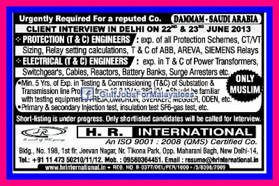 Urgently required for dammam