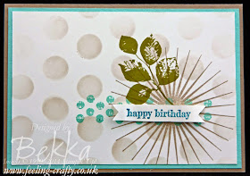 Birthday Card featuring the Kinda Eclectic Stamp Set from Stampin' Up! Lots of great ideas on this blog