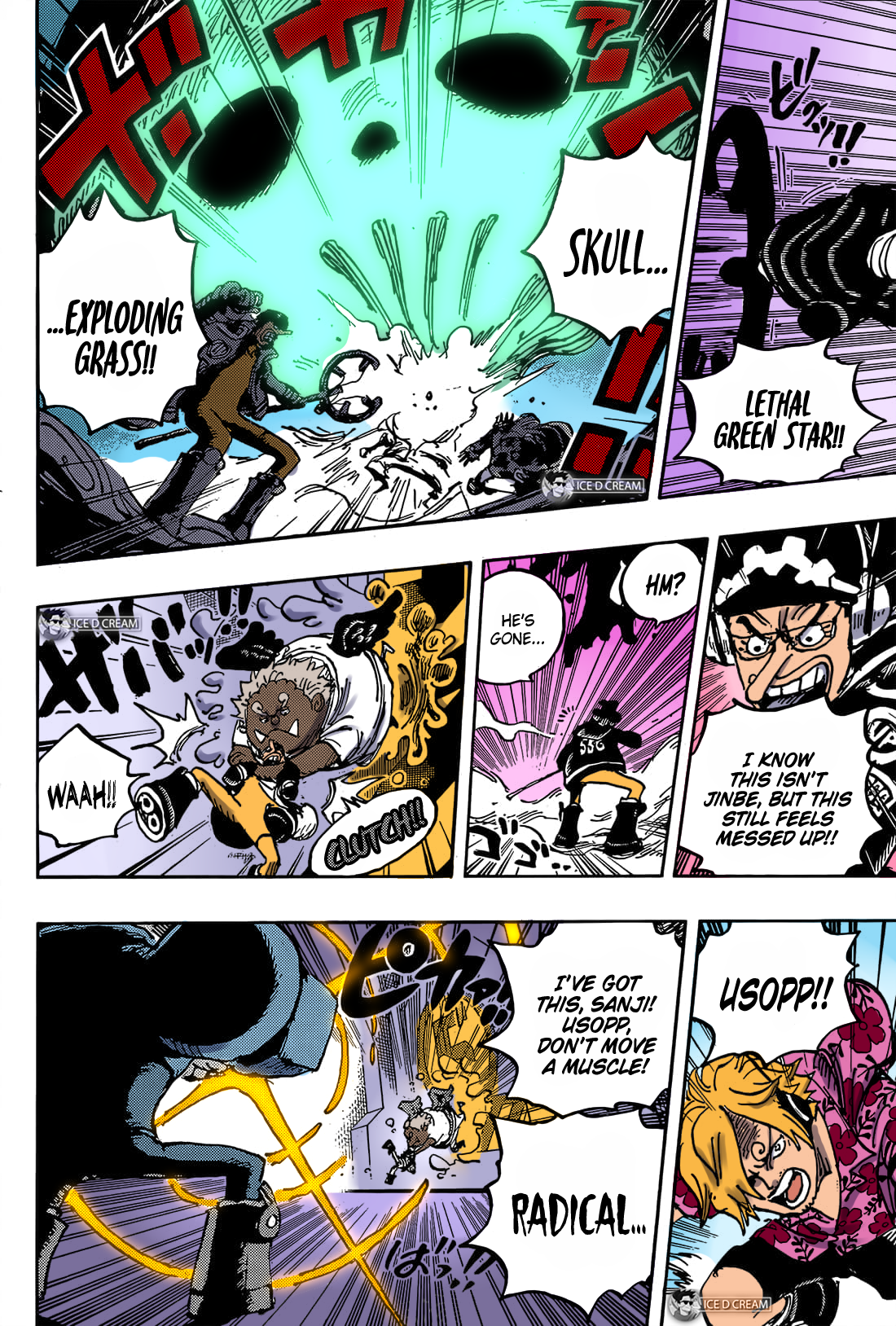 One Piece Chapter 1065 The Six Faces Of Vegapunk Colored Full