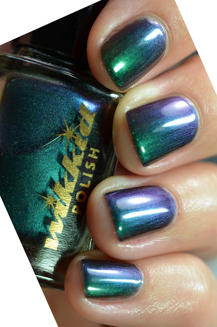 green purple turquoise multichrome nail polish