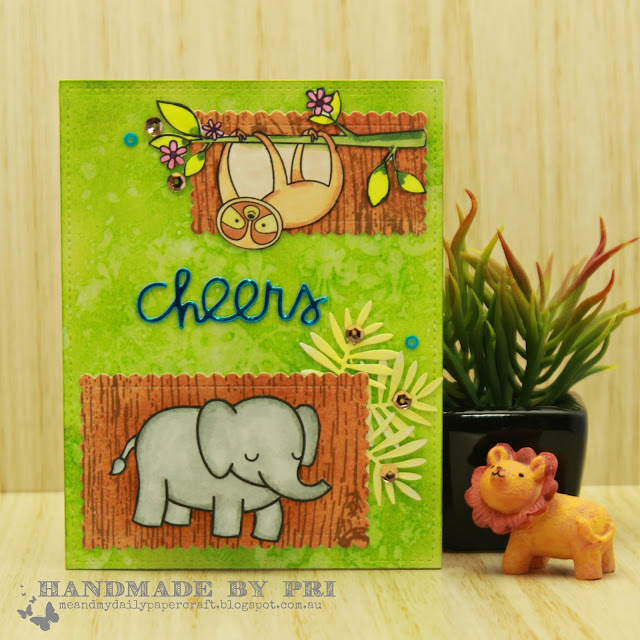 Me And My Daily Papercraft Blog - Handmade Card by Pri