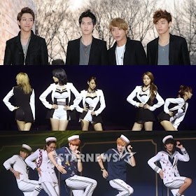 CNBLUE, B1A4, and KARA take the top 3 on the Oricon daily