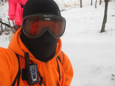 david wirth, dressed to stay warm in west virginia, ski mask, googles