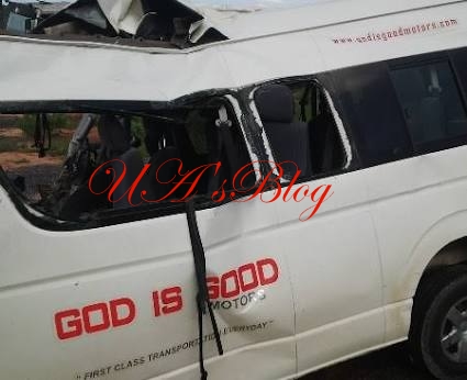 God is Good bus crashes, scores injured after driver allegedly slept off on steering