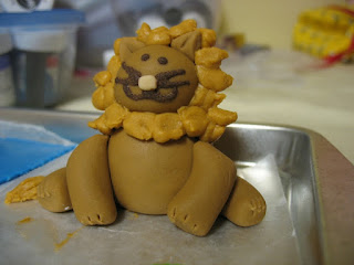 fondant lion