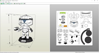 Kuri Paper - Funko Pop Clone Trooper papercraft