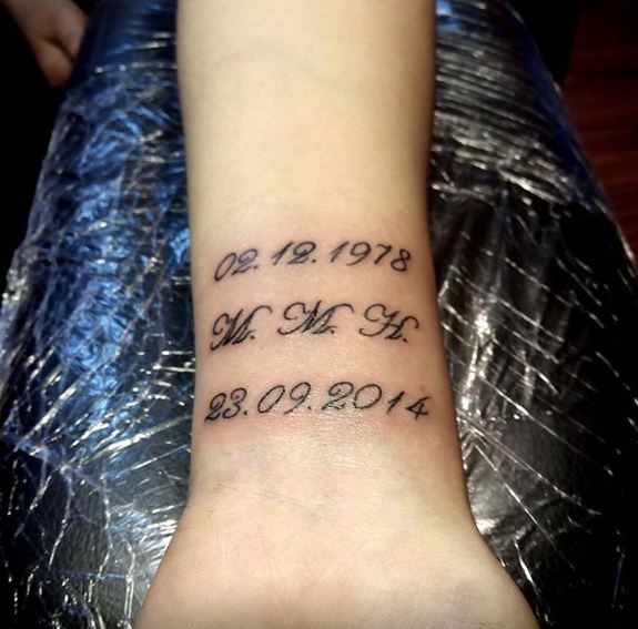 48 Special Date  Tattoos  Ideas With Beautiful Fonts 2022 