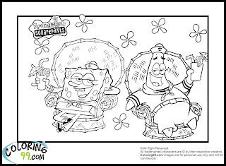 spongebob coloring pages