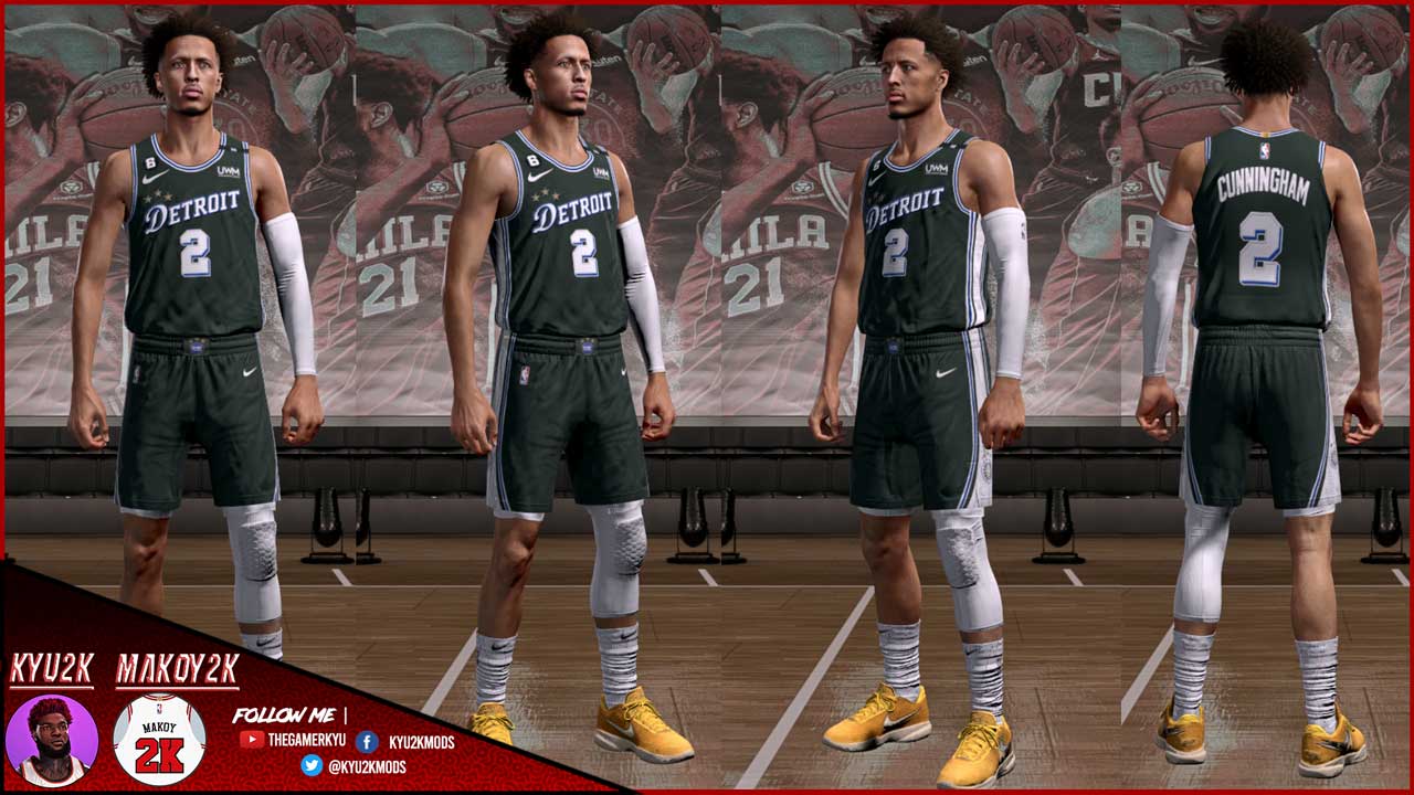 NBA 2K22 Detroit Pistons 2023 Classic Edition Jersey - Shuajota: NBA 2K24  Mods, Rosters & Cyberfaces