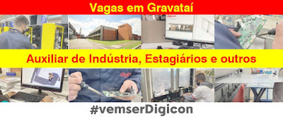 Digicon abre diversas vagas em Gravataí, entre elas: Aux. Indústria, Ferramenteiro, estagiários e outros