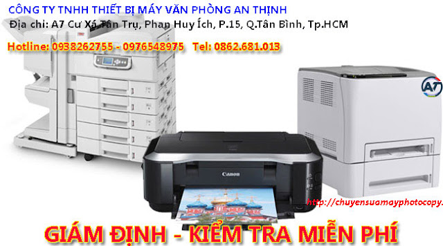 Sửa máy in photocopy tại quận tân bình