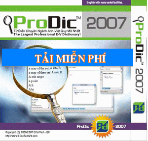 download tu dien kinh te ky thuat Prodic mien phi