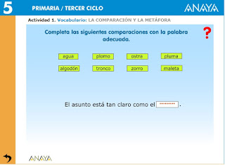  La comparación y la metáfora 2