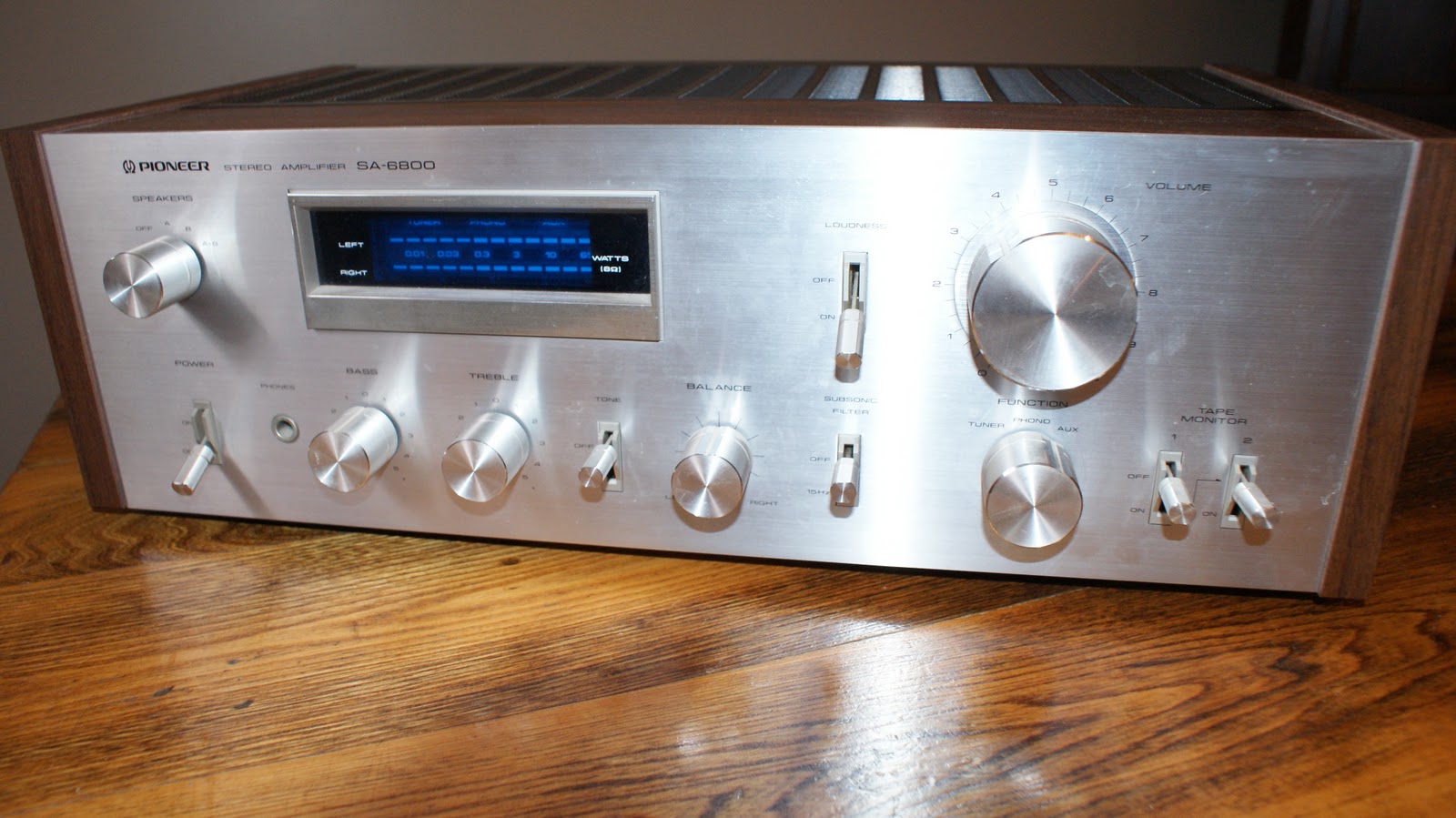 VINTAGE SOUND Pioneer SA 6800 Integrated Amp