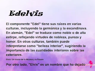 significado del nombre Edelvis