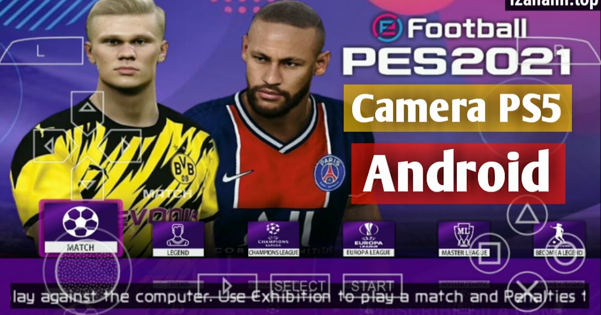 (Nouveau) PES 2021 PPSSPP Camera PS5 Android Offline