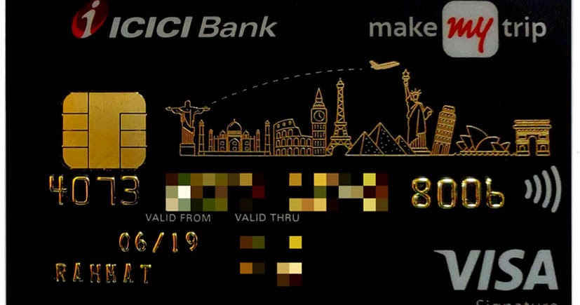 Hands On With Icici Makemytrip Signature Credit Card Chargeplate The Finsavvy Arena